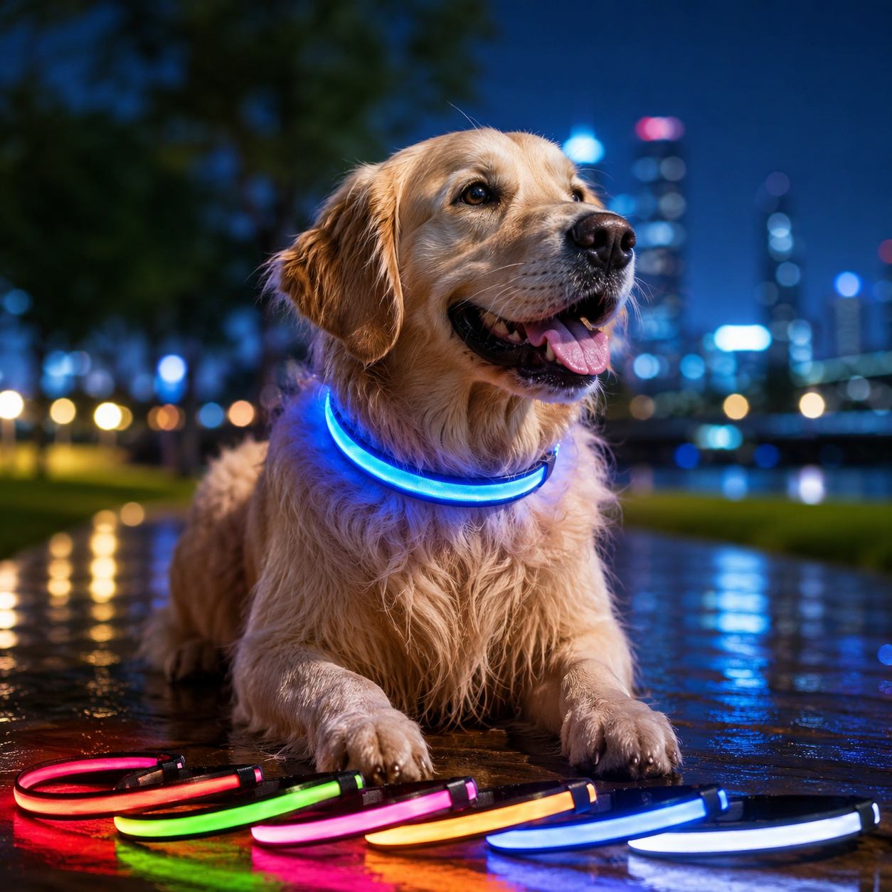 Waterproof LED Dog Collar